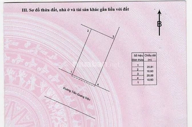 Bán đất mặt tiền Long Toàn, Bà Rịa đường Trần Quang Diệu full Thổ Cư