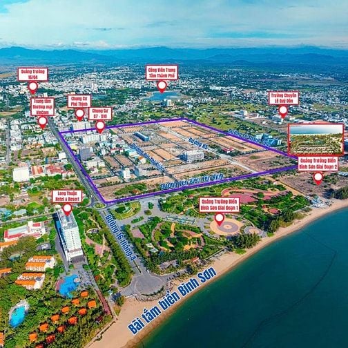 Nhà phố 4 tầng mặt đường Bùi Thị Xuân 21m - Phan Rang