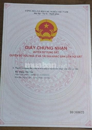 BÁN THỬA ĐẤT 213 M2 - PHÚC THỌ - MAI LÂM - ĐÔNG ANH -GẦN VIN ĐÔNG 