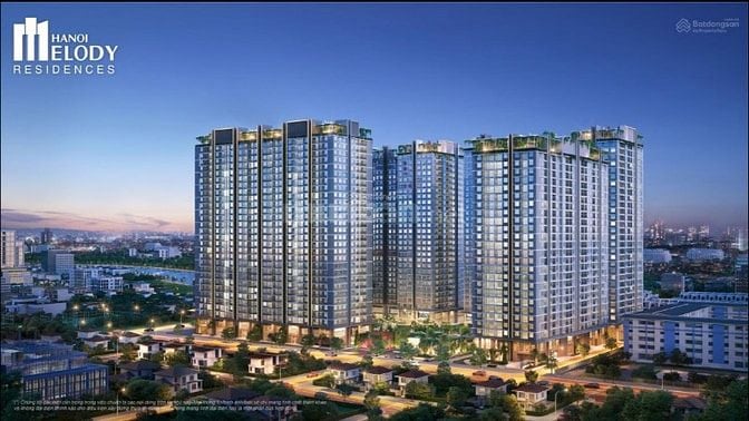 Quỹ căn giá tốt tại Hà Nội Melody Residences giá chỉ từ 59tr/m2