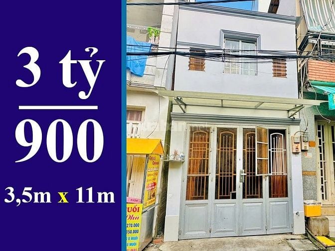 BÁN NHÀ TRỆT LẦU HẺM 5M ĐƯỜNG TÂN MỸ, QUẬN 7, GIÁ CHỈ: 3 TỶ 900