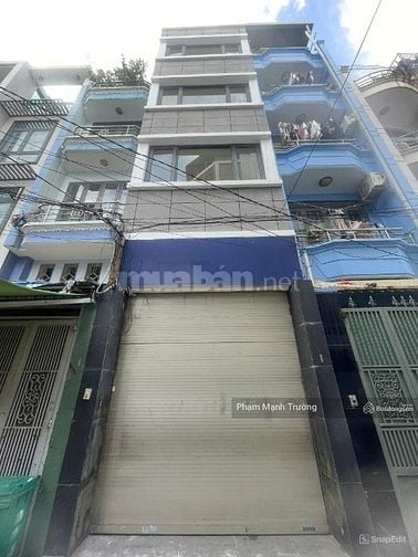 Tòa nhà 300m2 - 7 tầng thang máy - số 34 hậu giang - có máy lạnh & máy