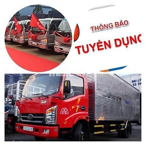 TUYỂN NHANH _ LÁI XE TẢI VÀ PHỤ XE GIAO NHẬN BÁNH KẸO 