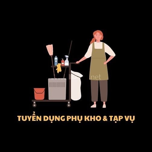 TUYỂN Dụng Nam Nữ  Phụ Kho , Dọn dẹp cho Công Ty