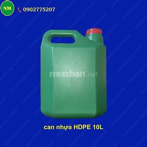 Can nhựa 10l đựng dầu nhớt  dày dặn