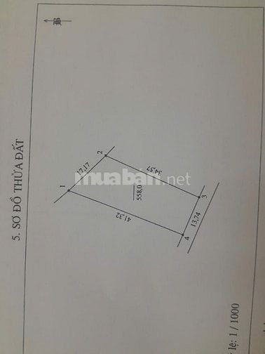 Bán lô 52 diện tích 560 m2 đất thôn Gò Gao, Minh Trí, Sóc Sơn