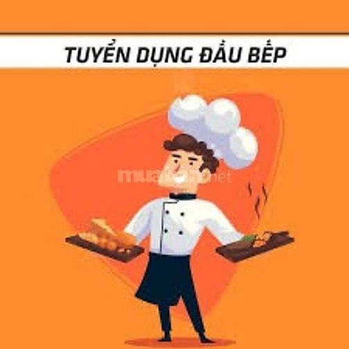 Tuyển gấp nam  đầu bếp có kinh nghiệm đi làm luôn làm tại trường học