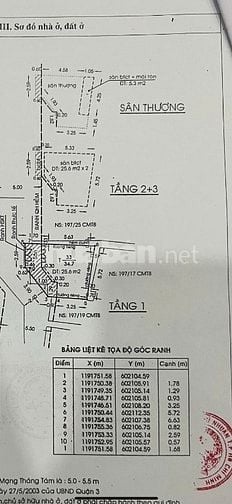 6 tỷ, 81m2, 4 PN, Bán gấp nhà 199/27 Cách Mạng Tháng 8, P.4, Quận 3. 