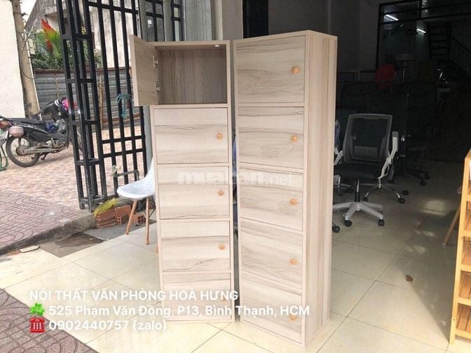 TỦ LOCKER MINI 5 CÁNH MDF PHỦ MELAMINE CHỐNG TRẦY XƯỚC  950k 