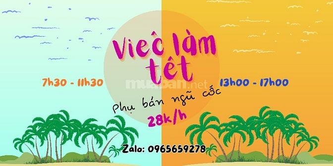 VIỆC LÀM TÂN PHÚ XOAY CA CHO SINH VIÊN KHÔNG ĐÓNG PHÍ