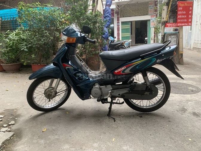 Cần bán xe Suzuki Thái 110cc màu xanh, biển 29L4, xe đẹp