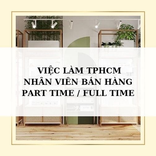 Fairy Store Tuyển Nhân Viên Phụ Bán Hàng Part time/ Full time Cận Tết