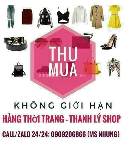 Thu mua không giới hạn số lượng hàng thời trang thanh lý shop