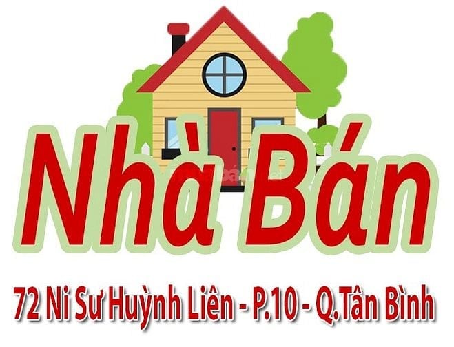 Bán Nhà Mặt Tiền : 72 Ni Sư Huỳnh Liên P.10 Q.Tân Bình, nở hậu 8,5m