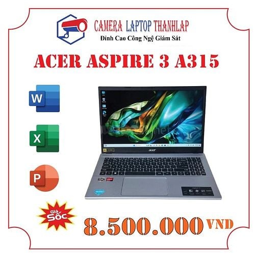 Laptop Acer Aspire 3 A315 44P Ryzen 7 5700U Ram 8GB SSD 512GB Win 11 