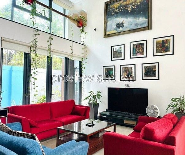 Cho thuê biệt thự Fideco Thảo Điền, 3 tầng, 8 phòng, dt 400m2, $7000/t