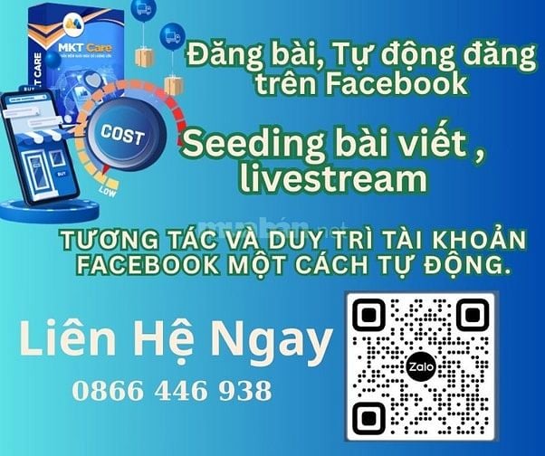 MKT Care - Phần mềm đăng bài tự động Facebook