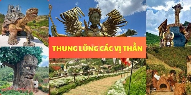 Tour Tết Đà Lạt - Thung Lũng các vị Thần 3N3Đ