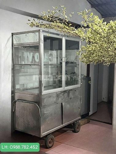 BÁN GẤP !!! TỦ BÁNH MÌ - INOX 100%