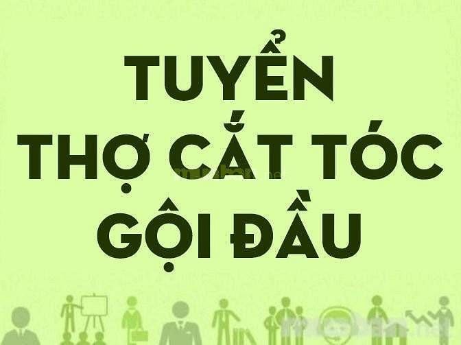 Tuyển thợ gội đầu, biết uốn nhuộm ép thành thạo, làm 8h sáng -6h chiều