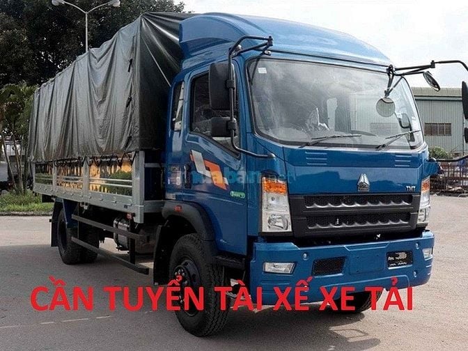 Tuyển gấp Tài xế Xe Tải, làm gần bến xe Quận 8, TPHCM