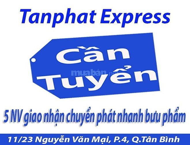 Tanphat Express tuyển 5 NV giao nhận chuyển phát nhanh bưu phẩm ...