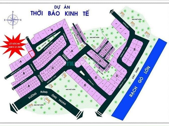 Chủ gửi bán một số nền đất dự án Thời Báo Kinh Tế, Phú Hữu, Quận 9