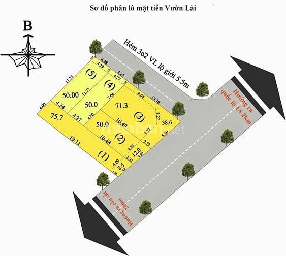 Đất mặt tiền Vườn Lài Q.12 - CÁCH GÒ VẤP 500M, giá 6,3Tỷ.