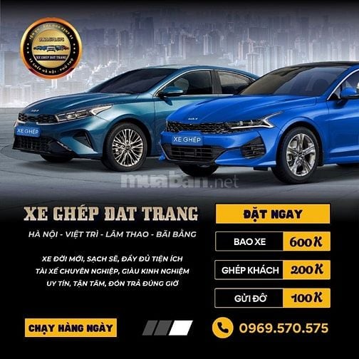 XE GHÉP HÀ NỘI - VIỆT TRÌ, LÂM THAO, BÃI BẰNG, PHÚ THỌ CHỈ 199K!