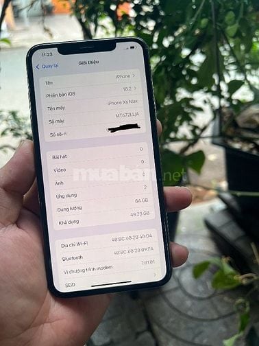 Iphone XSM zin chuẩn quốc tế xài full chức năng