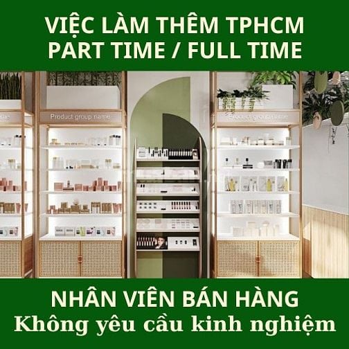 Mây Store tuyển 2 Nhân viên bán hàng part time/ full time