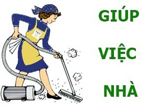 Tuyển giúp việc nhà, nhà nhỏ, 1 lầu, 25 - 55 tuổi, biết đi xe máy