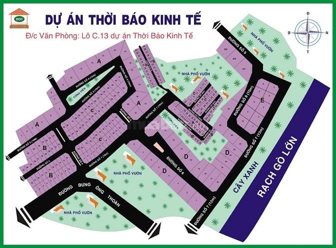 Bán các nền đất tại Dự án Khu dân cư Thời báo kinh tế Sài Gòn, Quận 9