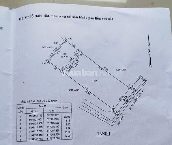 Bán nhà vườn tại Trường Lưu quận 9 giá 19,2 tỷ 