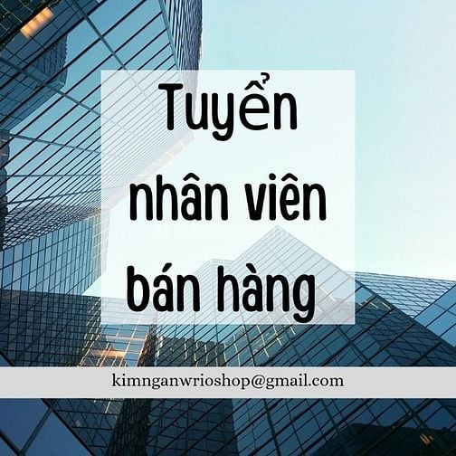 📢 TUYỂN GẤP!!! Shop mới mở tuyển nhân viên nam bán hàng tại Phú Nhuận