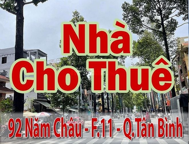 Cho Thuê : 92 Năm Châu - F.11 - Q.Tân Bình ( Ở và buôn bán nhỏ )