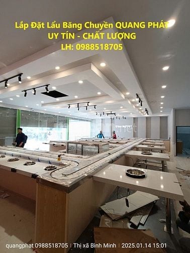 Lắp Đặt Lẩu Băng Chuyền QUANG PHÁT -UY TÍN - CHẤT LƯỢNG 