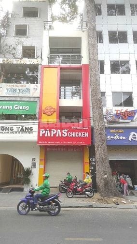 Cho thuê Mặt bằng 4.2x25m 1 trệt 3 lầu mặt tiền đường Trần Quang Khải