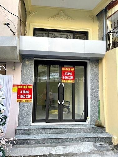 Cho thuê cả nhà 3 tầng +1 xép, Số 12(37B cũ) Vân Hồ 3, Q.Hai Bà Trưng