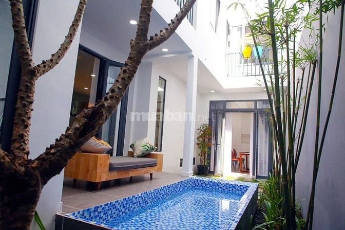 VILLA BÌNH THẠNH- NGUYỄN VĂN ĐẬU- DT 100m2 SIÊU NGON- HỒ BƠI- 9 TỶ 3