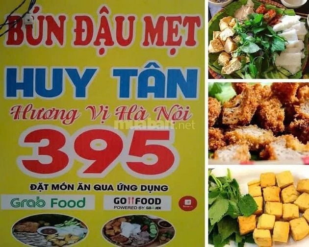 Mình cần Sang & Nhượng quyền Bún đậu 395 Cây Trâm, app 15% LN 20 triệu