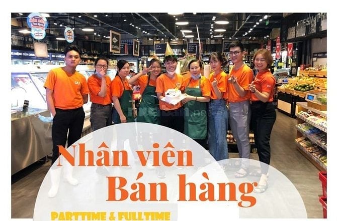 CẦN GẤP: Nhân viên siêu thị THỰC PHẨM KING