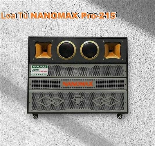 Loa tủ karaoke di động NANOMAX Pro-215 công suất 1800W