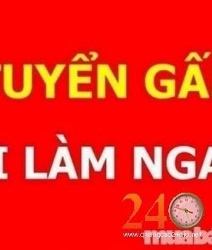 Cần tuyển nhân viên bán hàng và đóng gói. 