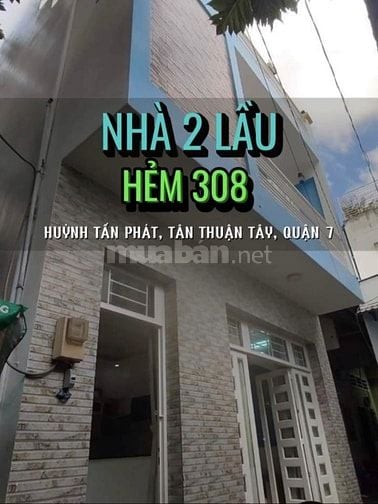 Nhà đẹp hẻm 308/9 Huỳnh Tấn Phát