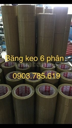 Băng keo dán thùng, trong, đục, 4,8 phân, 6 phân, 7 phân, giá sỉ.