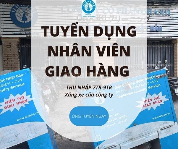 CẦN TUYỂN NHÂN VIÊN GIAO HÀNG  - QUẬN 6