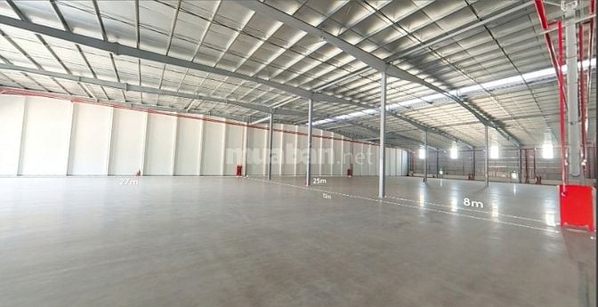 Cho thuê kho xưởng KCN Bến Lức , Long An, DT xưởng: 2.848m2,vp : 288m2