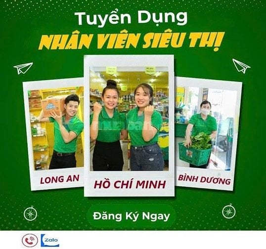 Tuyển dụng nhân viên nam nữ full time và part time