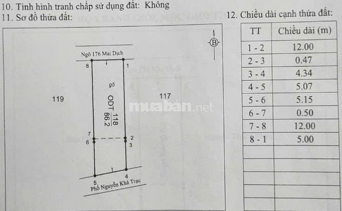 Quận CẦU GIẤY nhà 02 mặt đường, 01 MẶT PHỐ, 01 MẶT ĐƯỜNG 5 Tầng, 86m2